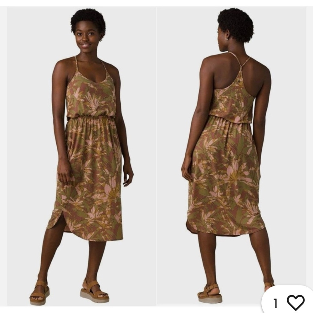 NWT Prana Ayla Dress with Chic Print